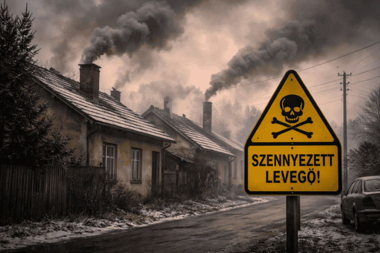 Mérgező levegőt találtak Magyarország számos pontján – a téli szmog már egészségügyi vészhelyzetté válik